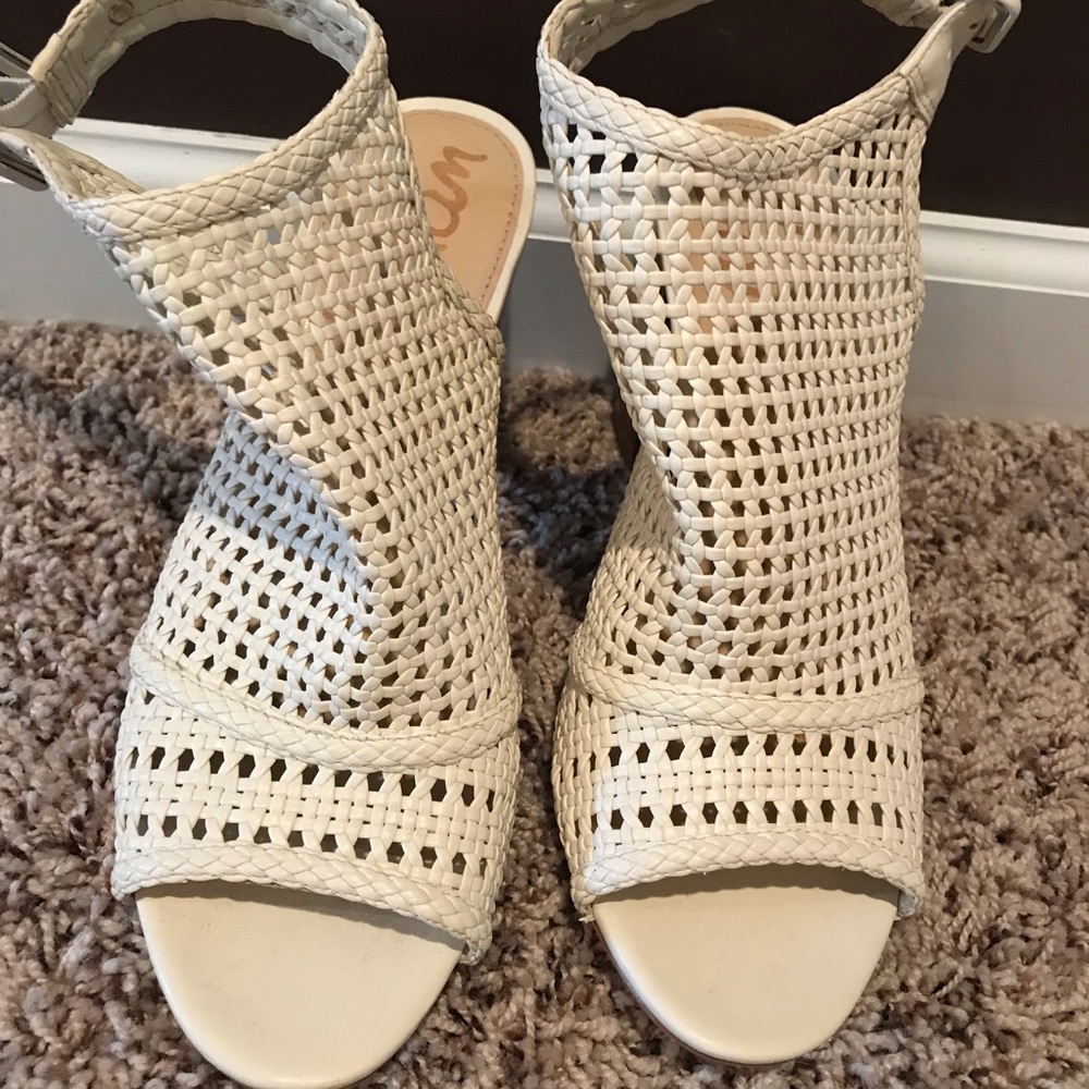 Sam Edelman open toe woven shoes size 8.5